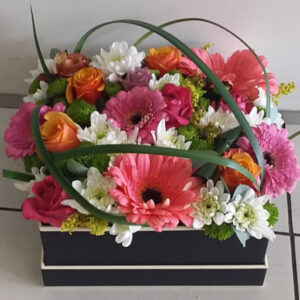 Pink Kisses Flowers in a Box