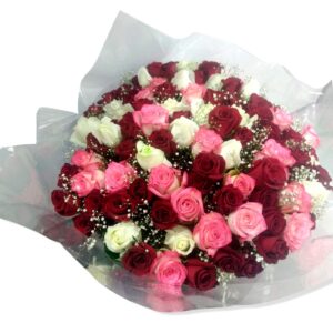 50 Mixed Roses Bunch